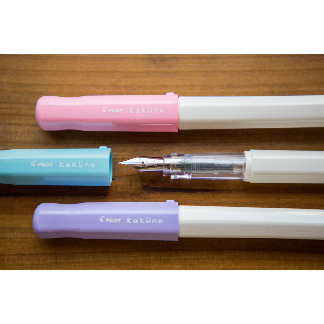 Pilot Kakuno Fountain Pen - Light Blue