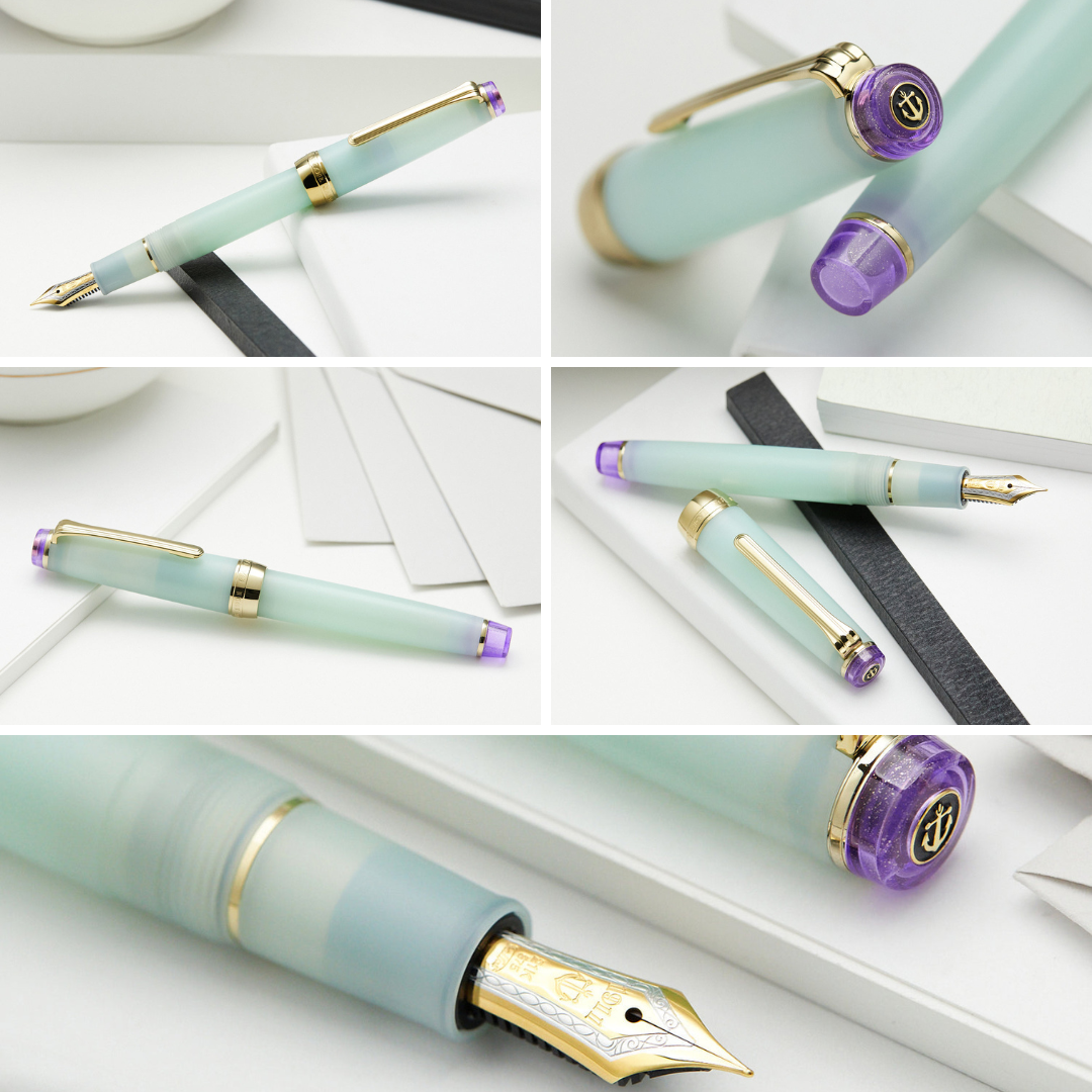 Sailor Pro Gear Slim Shikiori Fountain Pen - Haru-Same Spring Rain - Medium Fine