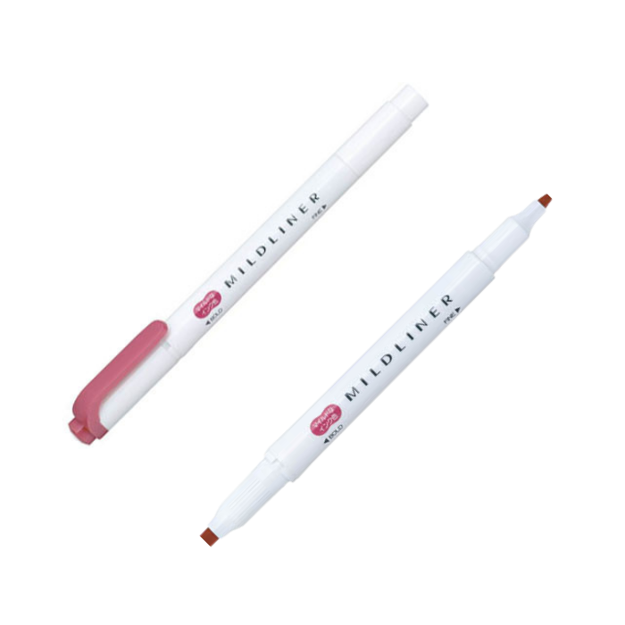 Zebra Mildliner Double-Sided Pastel Highlighter - Single