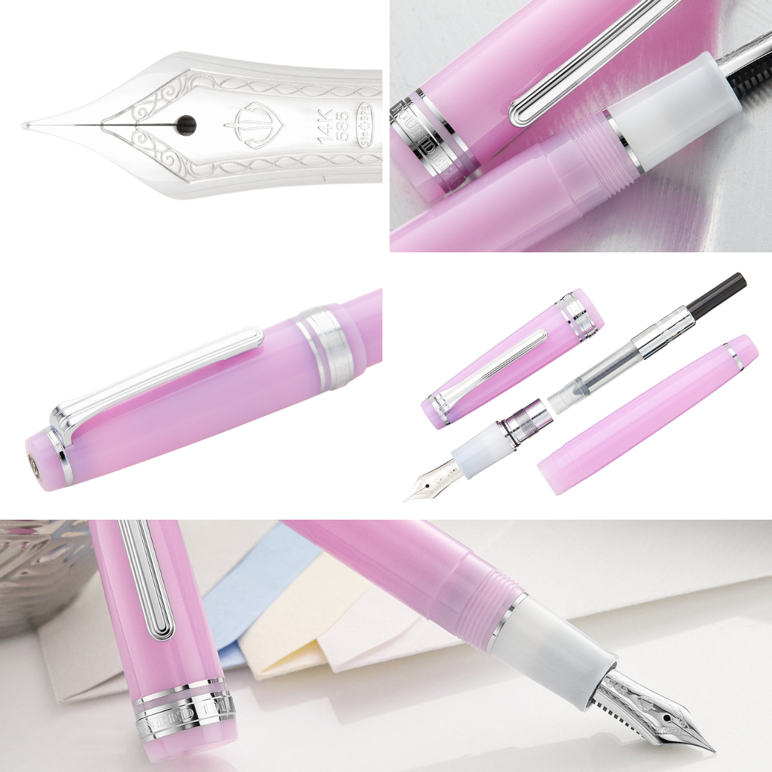 Sailor Pro Gear Slim Shikiori Fountain Pen - Nadeshiko Dianthus - Medium Fine