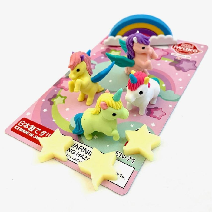 Iwako Set Erasers (blister pack)