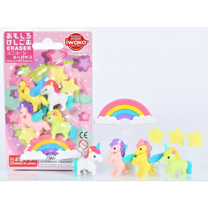 Iwako Set Erasers (blister pack)