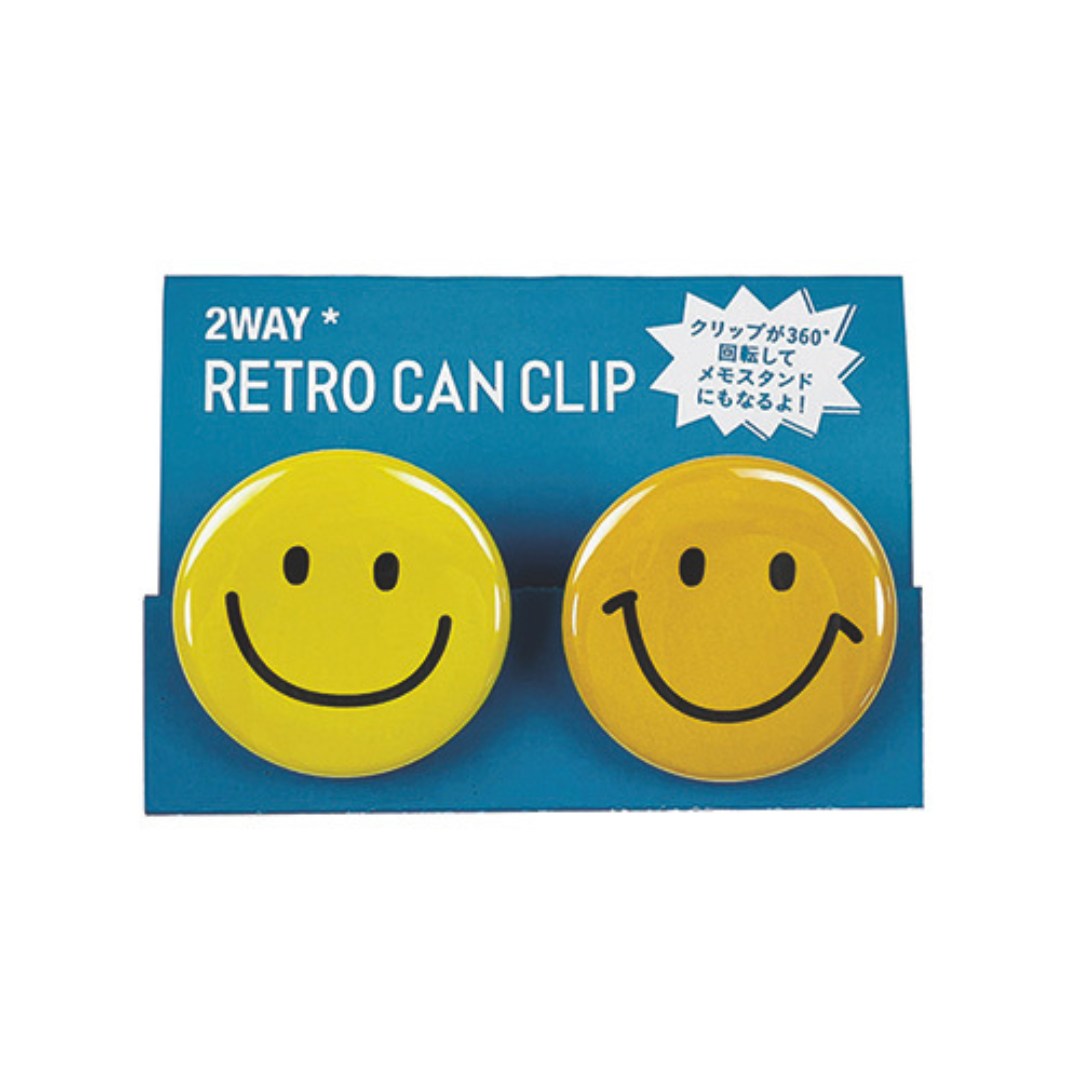 Pine Book 2 Way Clear Clip - Smiley