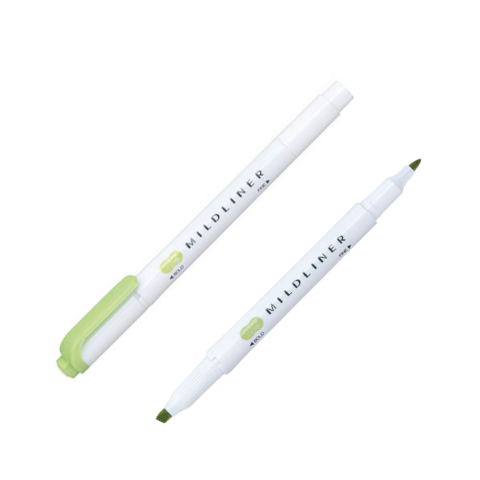 Zebra Mildliner Double-Sided Pastel Highlighter - Single