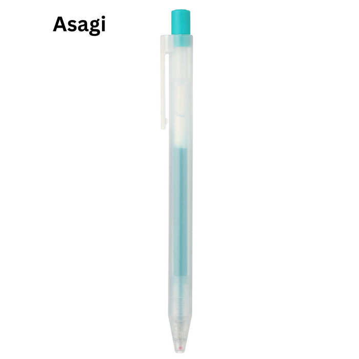 MUJI Smooth Gel Ink Knock Type Ballpoint pen 10 color set