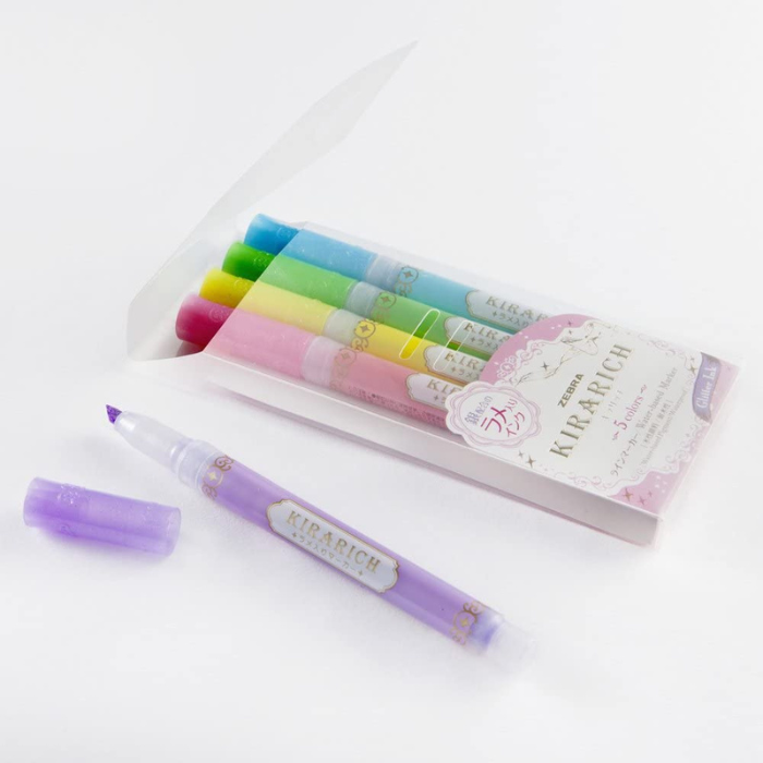 Zebra Kirarich Glitter Highlighter