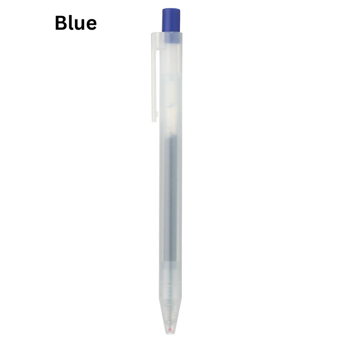 MUJI Smooth Gel Ink Knock Type Ballpoint pen 10 color set