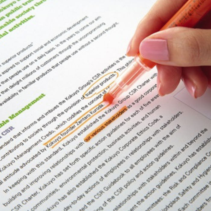 Kokuyo Beetle Tip 3way Highlighter Pen