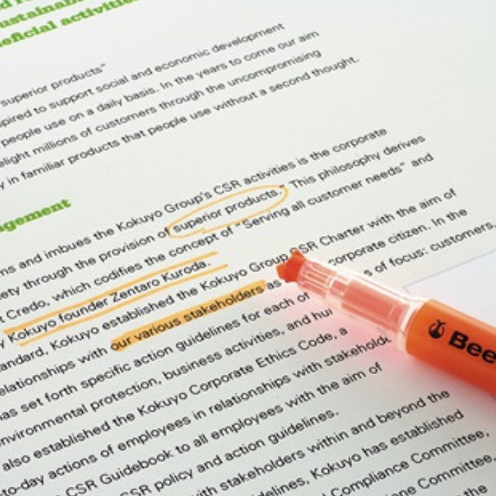 Kokuyo Beetle Tip 3way Highlighter Pen