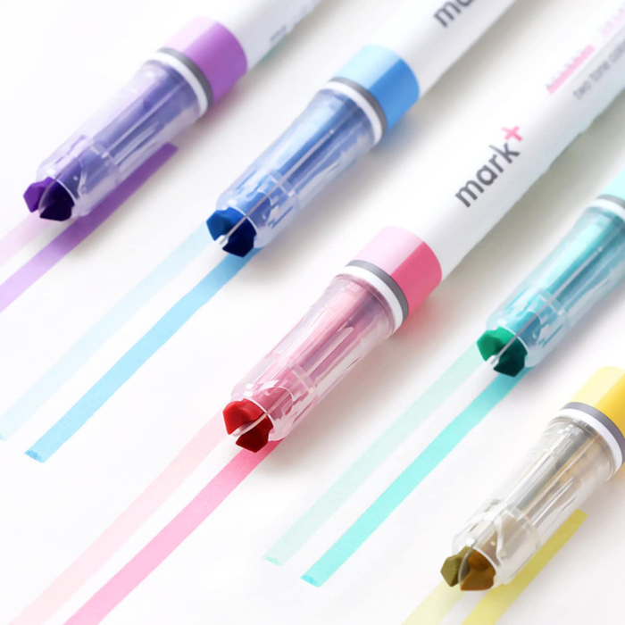 Kokuyo Mark+ Dual Tone Highlighter
