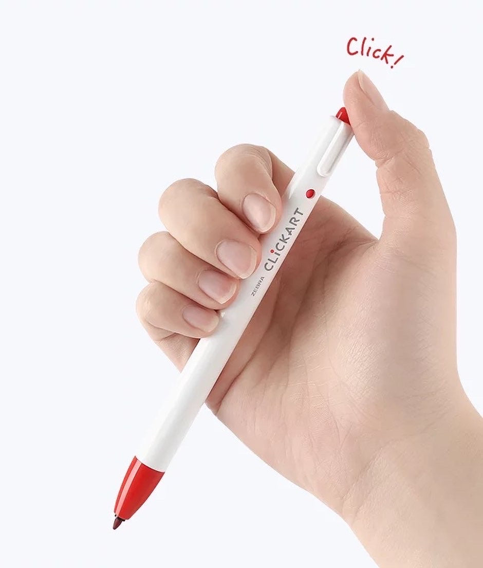 Zebra Clickart Click Sketch Pens - 48 Color Set