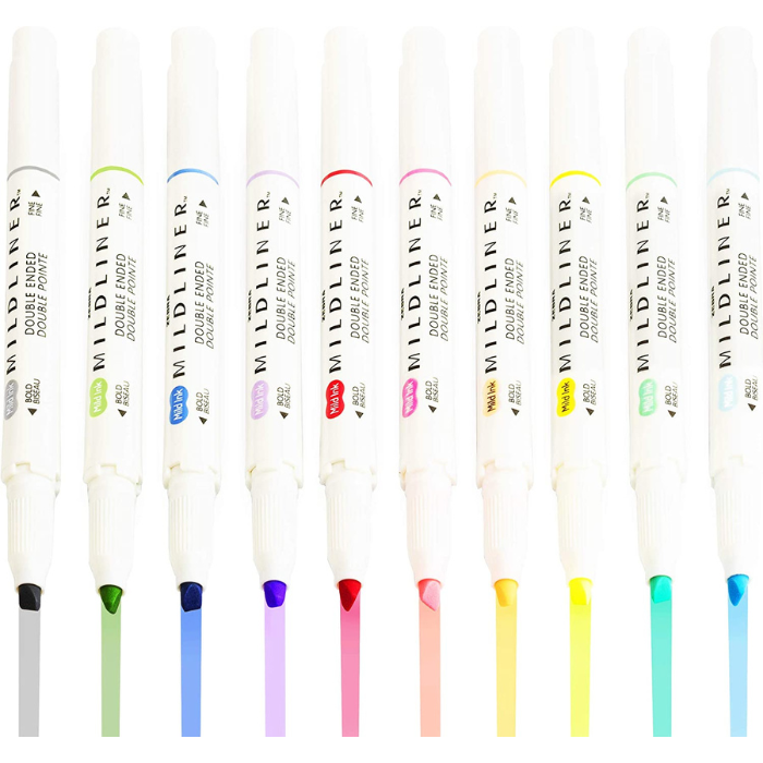 Zebra Mildliner Double-Sided Highlighter 25 Color Set