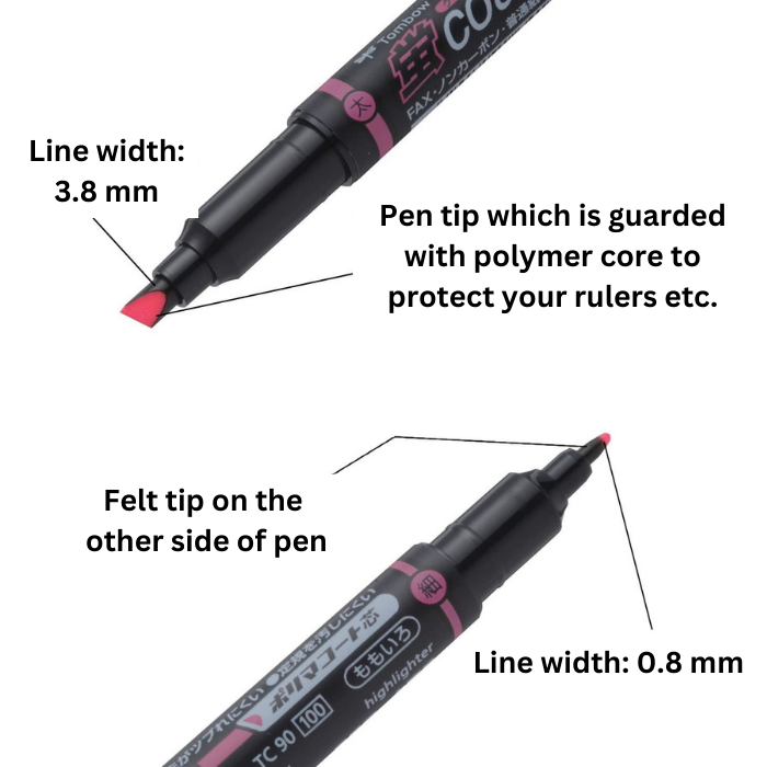 Tombow Kei Coat Double-Sided Highlighter