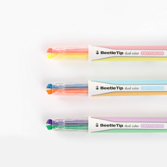 Kokuyo Beetle Tip Dual Soft Color Highlighter