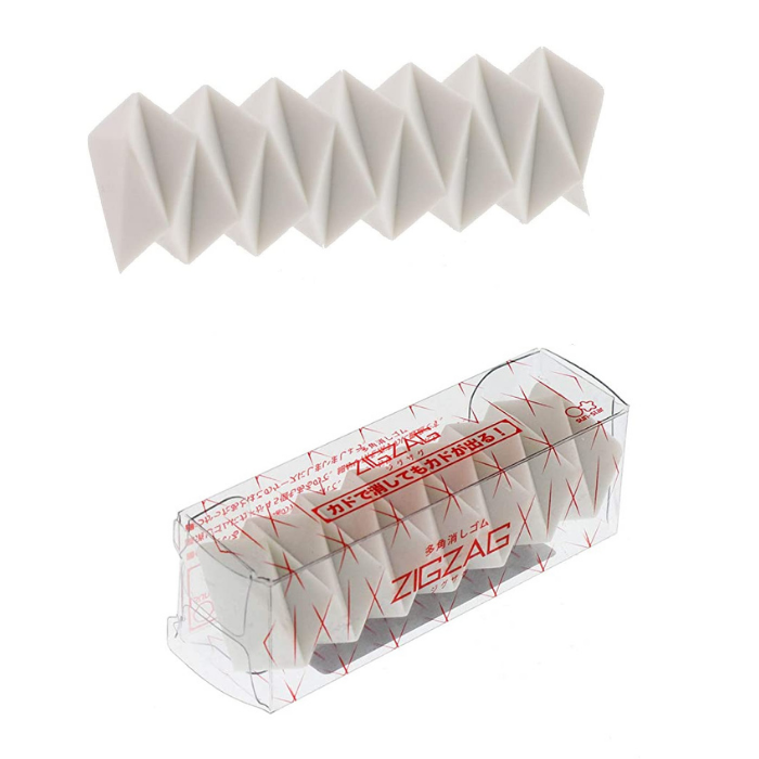 Sun-Star Polygon Zigzag Eraser