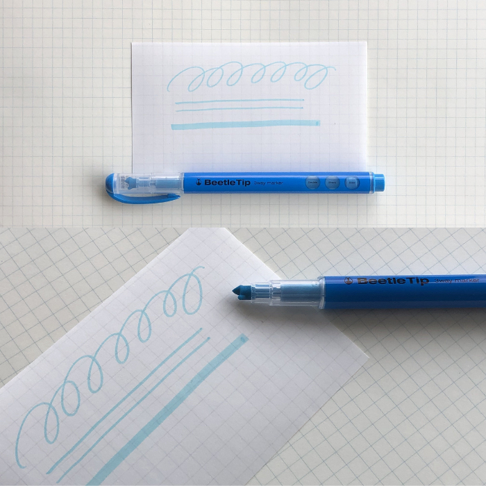 Kokuyo Beetle Tip 3way Highlighter Pen