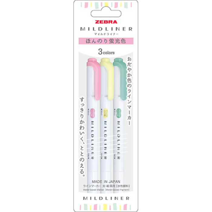 Zebra Mildliner Double-Sided Highlighter Set