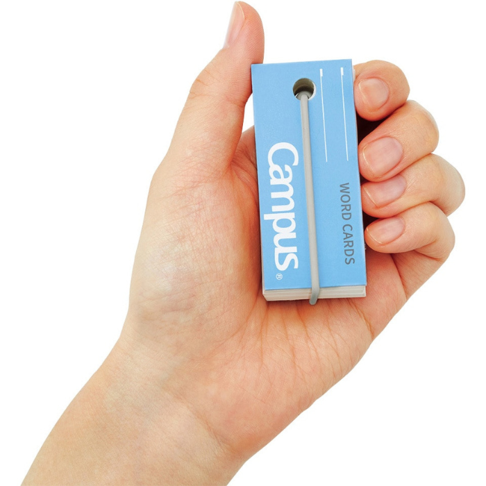 Kokuyo Campus Word Cards with Band - 3 cm x 6.8 cm