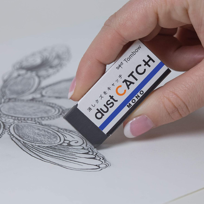 Tombow Mono Eraser - Black - Dust Catch