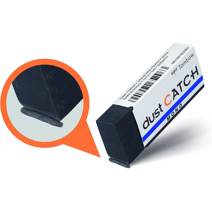Tombow Mono Eraser - Black - Dust Catch
