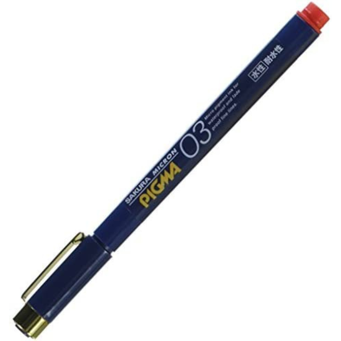 Sakura Pigma Micron Pen - ESDK - Red