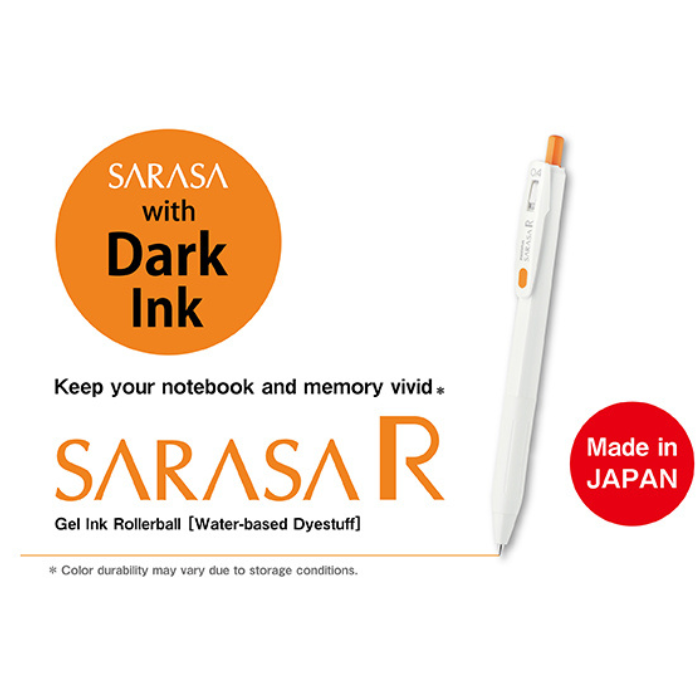 Zebra Sarasa R Ballpoint Pen - 0.4 / 0.5 mm