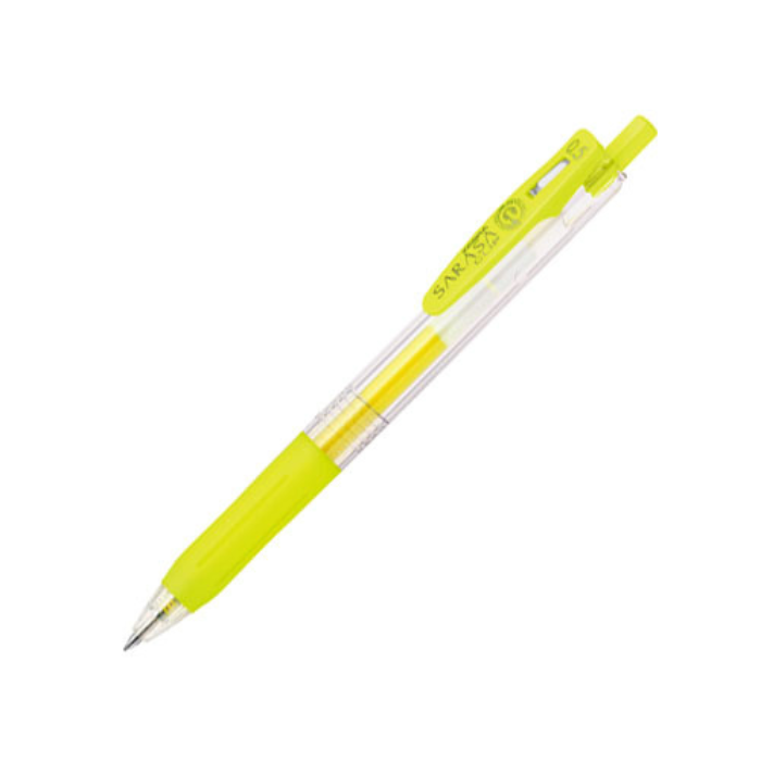 Zebra Sarasa Clip Gel Pen - 0.5 mm - Neon