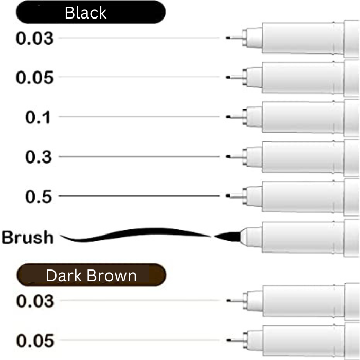 Marvy Uchida Drawing Pen Set
