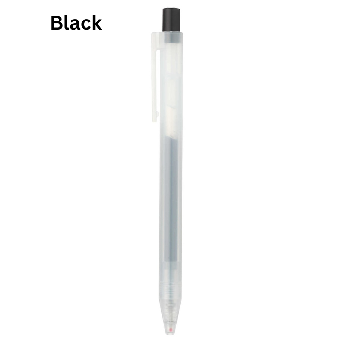 MUJI Smooth Gel Ink Knock Type Ballpoint pen 10 color set