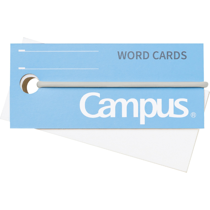 Kokuyo Campus Word Cards with Band - 3 cm x 6.8 cm