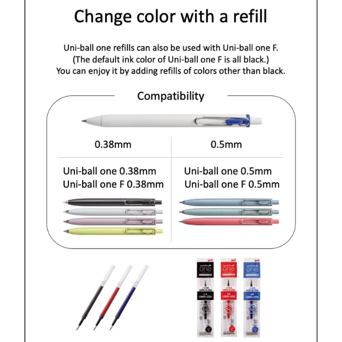 Uni-ball One Gel Pen - 0.5 mm