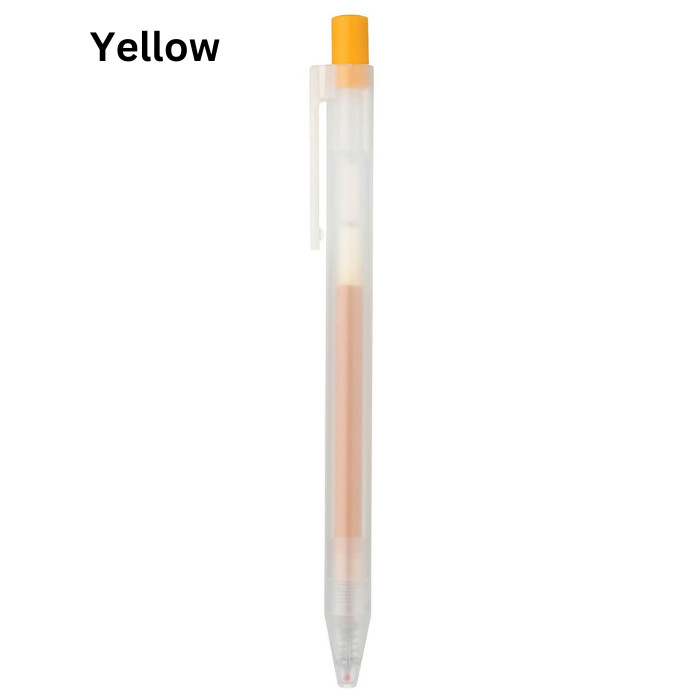 MUJI Smooth Gel Ink Knock Type Ballpoint pen 10 color set