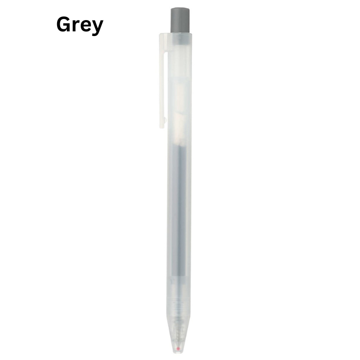 MUJI Smooth Gel Ink Knock Type Ballpoint pen 10 color set