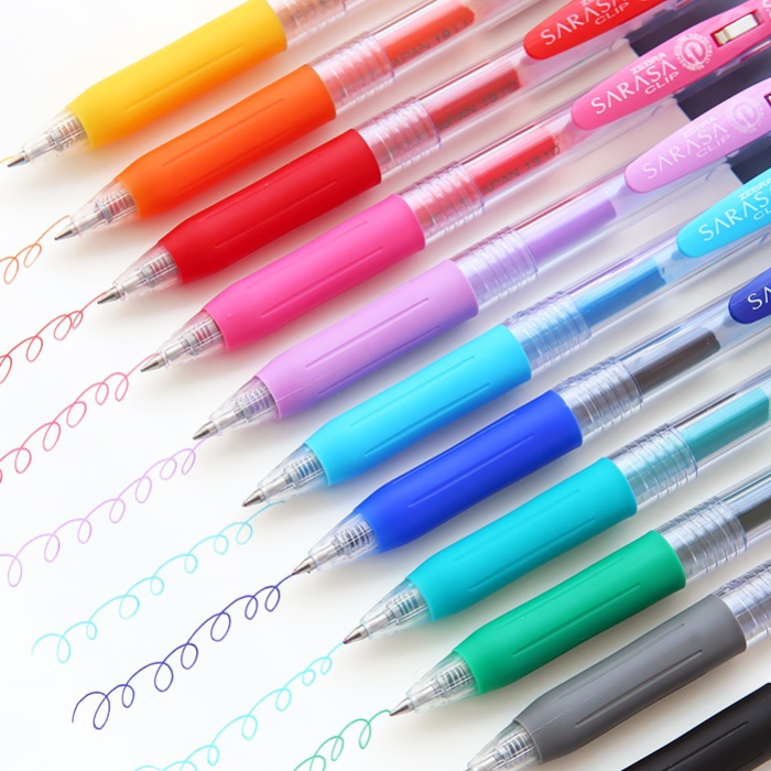 Zebra Sarasa Clip Gel Ink Ballpoint Pen - 0.4 mm