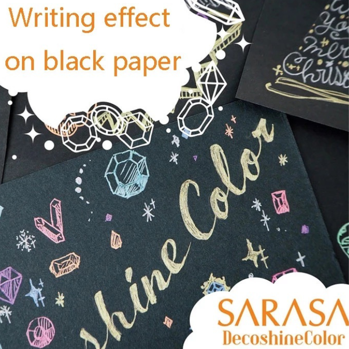 Zebra Sarasa Clip Gel Pen - 0.5 mm - Decoshine Colors