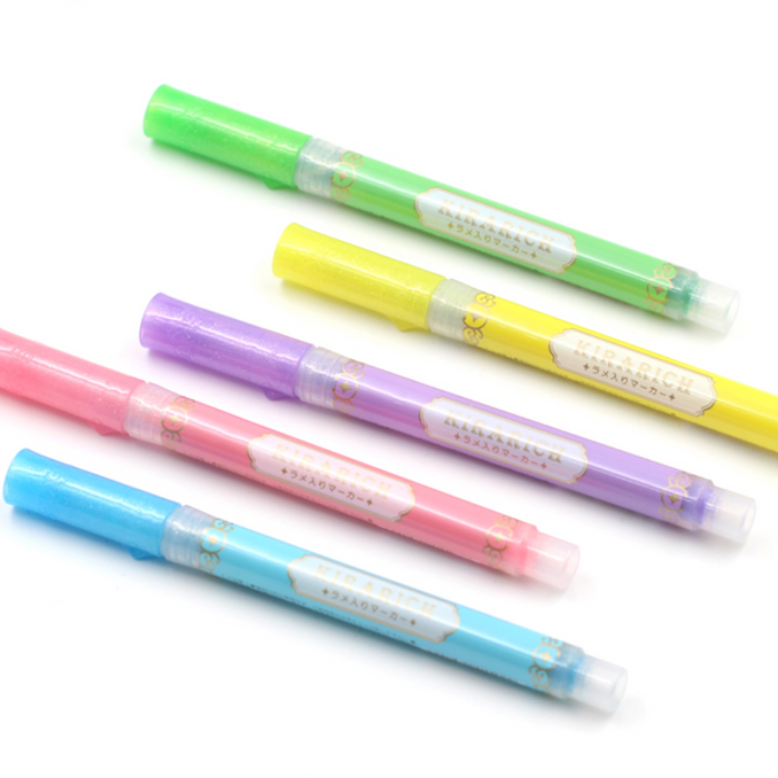 Zebra Kirarich Glitter Highlighter