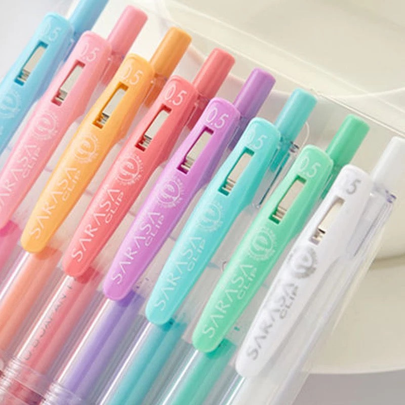 Zebra Sarasa Clip Gel Pen - 0.5 mm - Milk