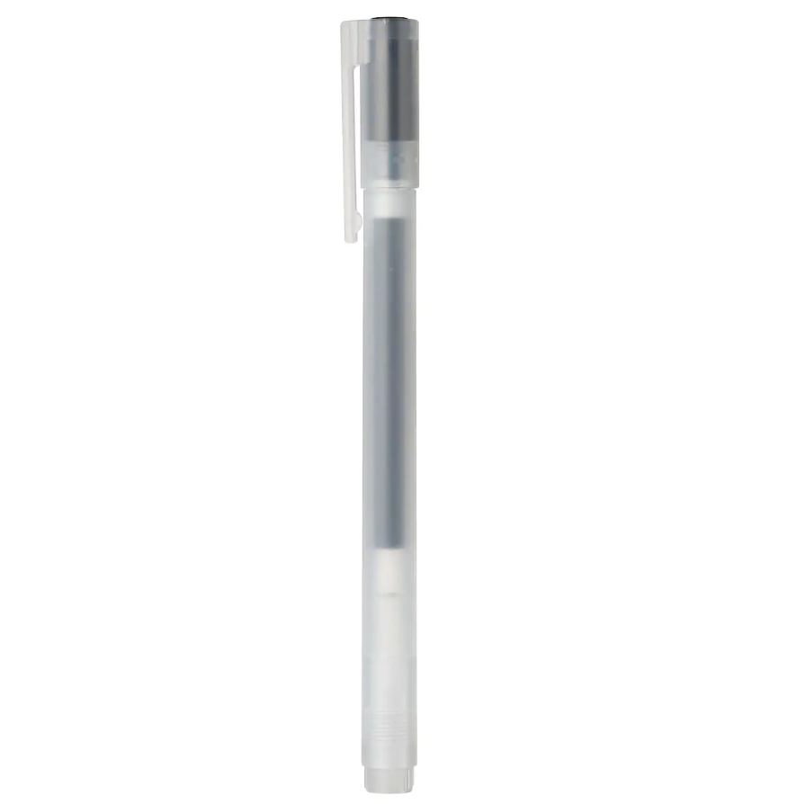 MUJI Pens Black Gel ink ballpoint pen cap type