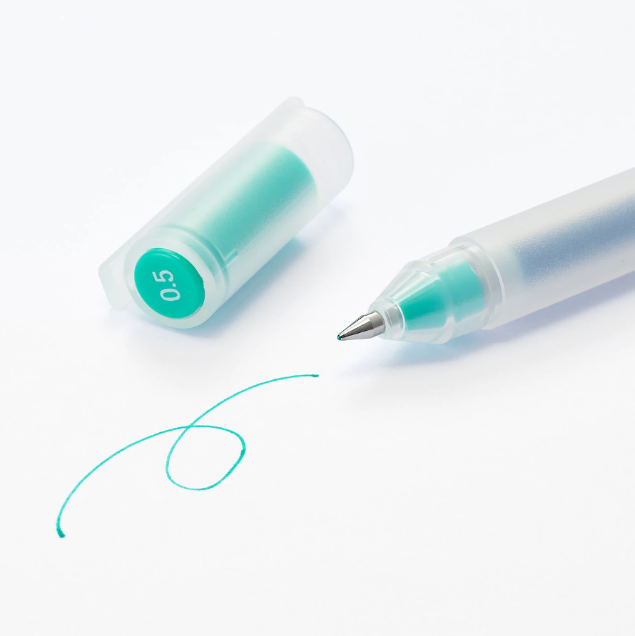 MUJI Pens Gel ink ballpoint pen 6 color set