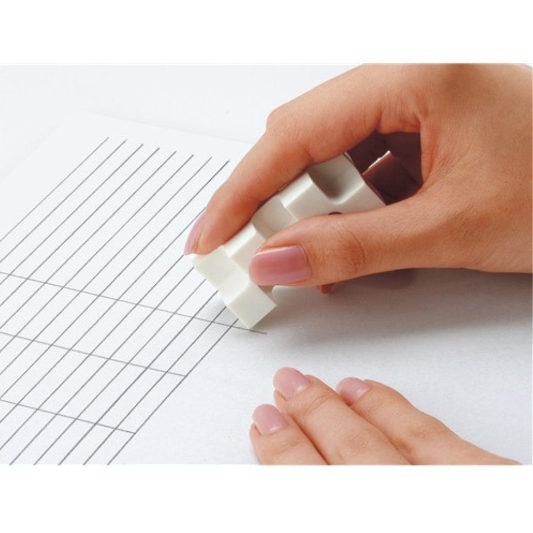 Kokuyo Kadokeshi 28-Corner Eraser - Medium - White