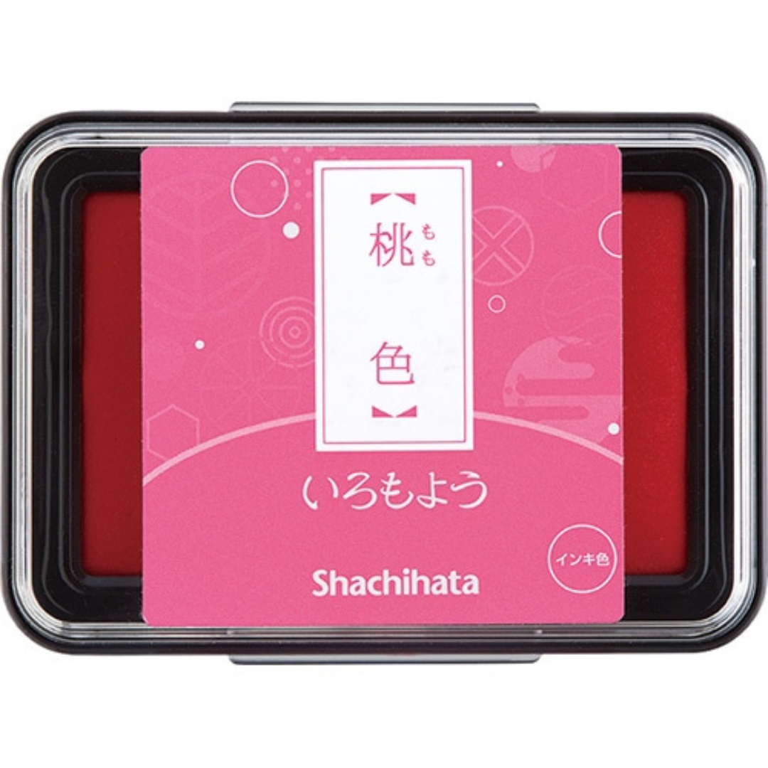 Shachihata Stamp Pad - Japanese Traditional Color Iromoyo - 24 Colors