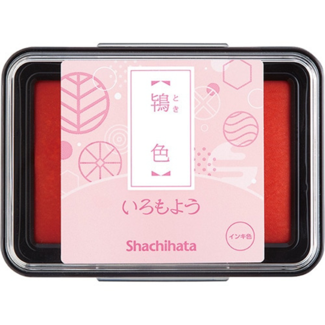 Shachihata Stamp Pad - Japanese Traditional Color Iromoyo - 24 Colors