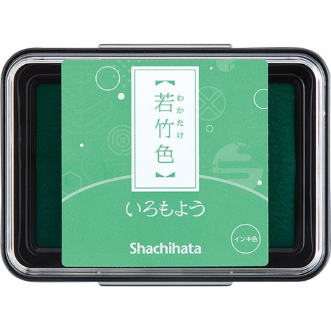 Shachihata Stamp Pad - Japanese Traditional Color Iromoyo - 24 Colors