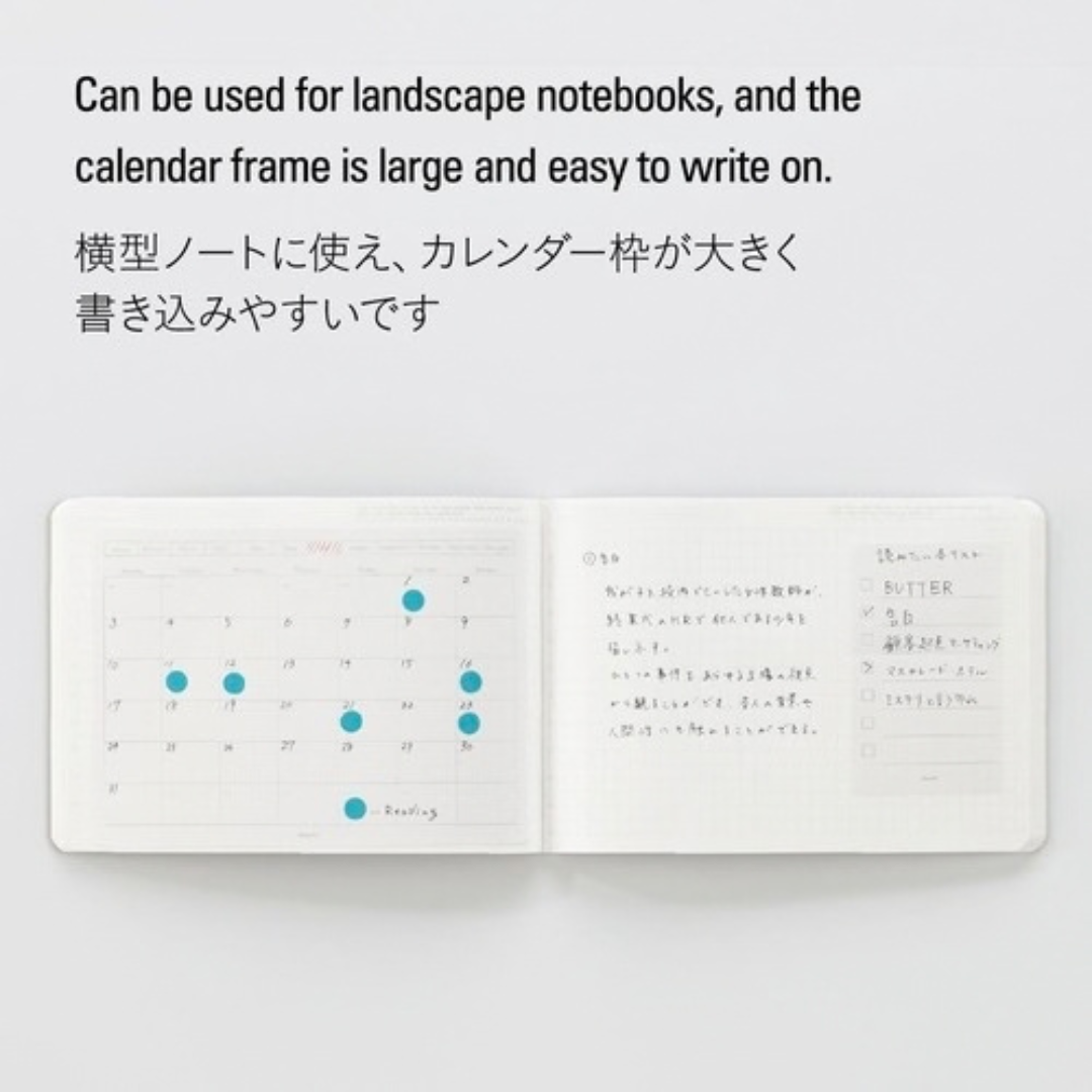 STALOGY Removable Calendar Stickers - Calendar Blank