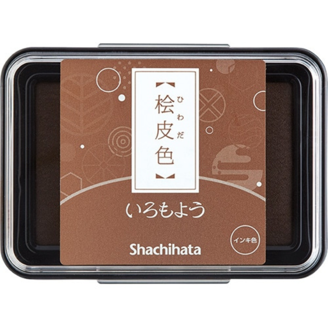 Shachihata Stamp Pad - Japanese Traditional Color Iromoyo - 24 Colors