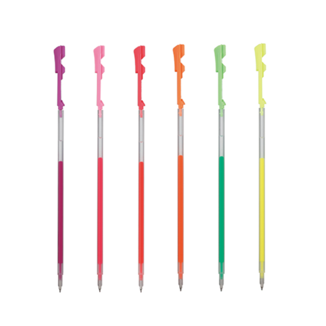 Pilot Hi-Tec-C Coleto Gel Multi Pen Refill - 0.4 mm - Neon Colors