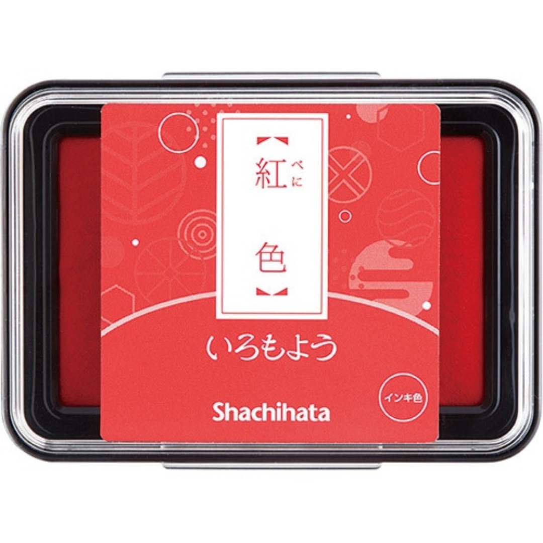 Shachihata Stamp Pad - Japanese Traditional Color Iromoyo - 24 Colors