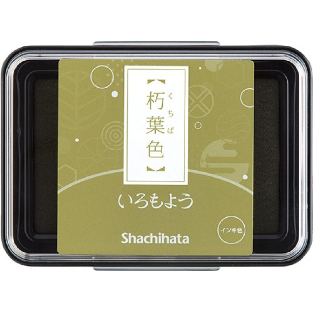 Shachihata Stamp Pad - Japanese Traditional Color Iromoyo - 24 Colors