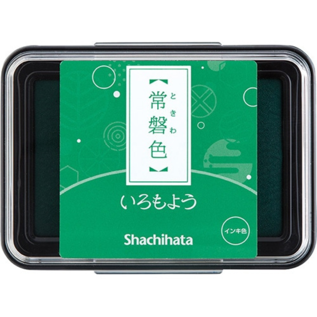 Shachihata Stamp Pad - Japanese Traditional Color Iromoyo - 24 Colors