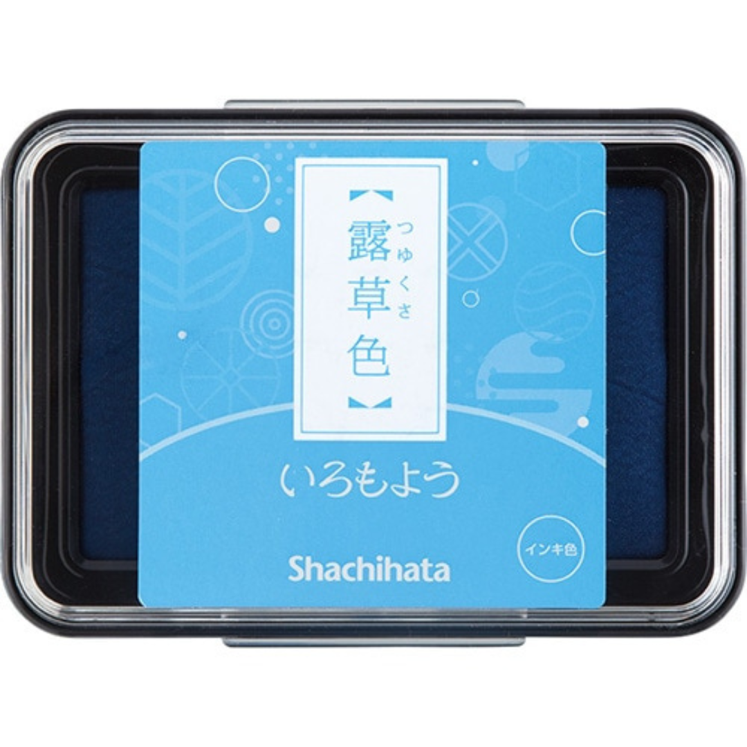 Shachihata Stamp Pad - Japanese Traditional Color Iromoyo - 24 Colors